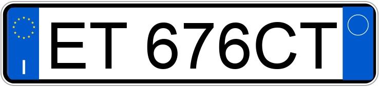 Numer rejestracyjny ET676CT posiada FORD Kuga 2a serie Numer rejestracyjny ET676CT posiada FORD Kuga 2a serie