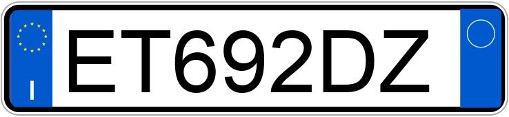 Numer rejestracyjny ET692DZ posiada NISSAN Qashqai 1a serie