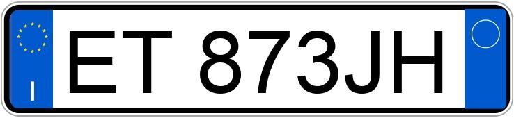 Numer rejestracyjny ET873JH posiada FIAT Punto 4a serie Numer rejestracyjny ET873JH posiada FIAT Punto 4a serie