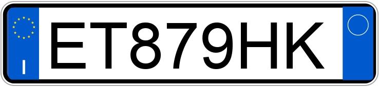 Numer rejestracyjny ET879HK posiada FIAT Panda 3a serie