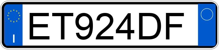 Numer rejestracyjny ET924DF posiada FIAT Panda 3a serie