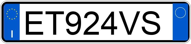 Numer rejestracyjny ET924VS posiada AUDI A4 4a serie Numer rejestracyjny ET924VS posiada AUDI A4 4a serie