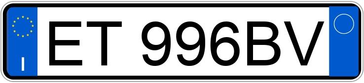 Numer rejestracyjny ET996BV posiada LANCIA Ypsilon 3a serie Numer rejestracyjny ET996BV posiada LANCIA Ypsilon 3a serie