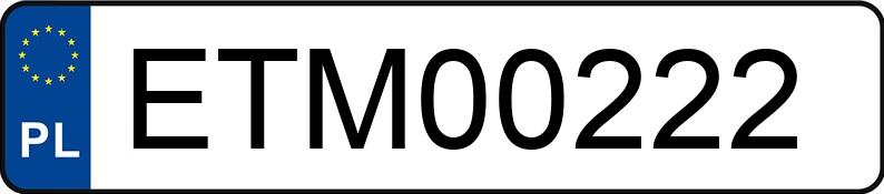 Numer rejestracyjny ETM 00222 posiada BMW 740LD XDRIVE - ETM00222 Numer rejestracyjny ETM 00222 posiada BMW 740LD XDRIVE - ETM00222