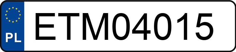 Numer rejestracyjny ETM 04015 posiada OPEL Insignia II Grand Sport MR`17 E6 Innovation S&S - ETM04015