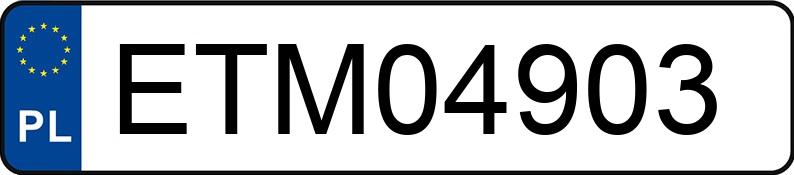 Numer rejestracyjny ETM 04903 posiada PEUGEOT 208 MR`12 E5 Allure - ETM04903 Numer rejestracyjny ETM 04903 posiada PEUGEOT 208 MR`12 E5 Allure - ETM04903