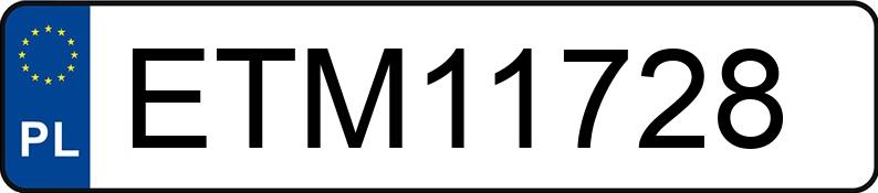 Numer rejestracyjny ETM 11728 posiada VOLKSWAGEN GOLF - ETM11728 Numer rejestracyjny ETM 11728 posiada VOLKSWAGEN GOLF - ETM11728