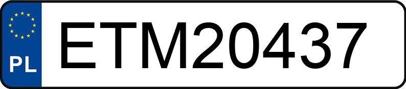 Numer rejestracyjny ETM 20437 posiada TOYOTA Yaris 1.0 MR`99 Base - ETM20437 Numer rejestracyjny ETM 20437 posiada TOYOTA Yaris 1.0 MR`99 Base - ETM20437