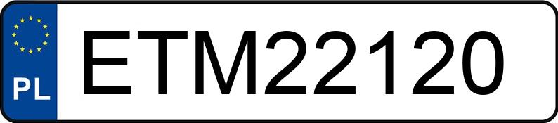 Numer rejestracyjny ETM 22120 posiada AUDI RS6 Avant Quattro 4.0 TFSI MR`15 E6 4G Tiptronic - ETM22120