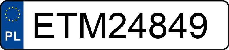 Numer rejestracyjny ETM 24849 posiada MAZDA 6 - ETM24849 Numer rejestracyjny ETM 24849 posiada MAZDA 6 - ETM24849