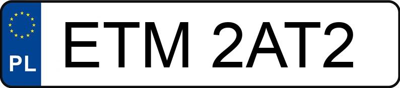Numer rejestracyjny ETM 2AT2 posiada FIAT Ducato 40 2.3 M-jet E5 4.0t Ducato 40 2.3 M-jet E5 4.0t - ETM2AT2