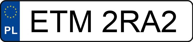 Numer rejestracyjny ETM 2RA2 posiada KIA Sportage 1.6 GDI MR`14 E5 S - ETM2RA2