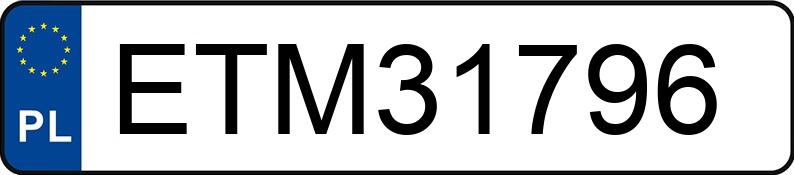 Numer rejestracyjny ETM 31796 posiada OPEL ASTRA GTC - ETM31796