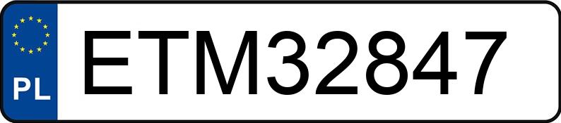 Numer rejestracyjny ETM 32847 posiada FORD TRANSIT - ETM32847 Numer rejestracyjny ETM 32847 posiada FORD TRANSIT - ETM32847