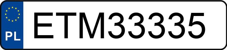 Numer rejestracyjny ETM 33335 posiada BMW 318i Touring Kat. MR`98 E46 318i Touring Kat. MR`98 E46 - ETM33335
