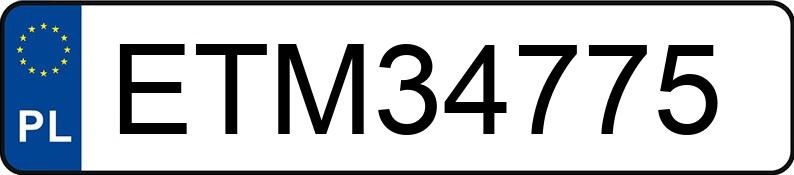 Numer rejestracyjny ETM 34775 posiada SEAT LEON - ETM34775