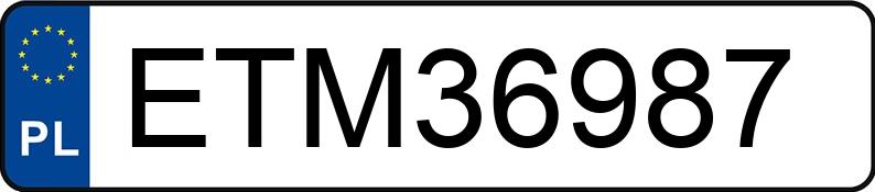 Numer rejestracyjny ETM 36987 posiada PEUGEOT 807 - ETM36987 Numer rejestracyjny ETM 36987 posiada PEUGEOT 807 - ETM36987