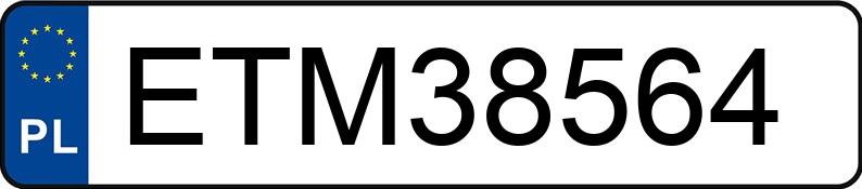 Numer rejestracyjny ETM 38564 posiada KIA STONIC - ETM38564