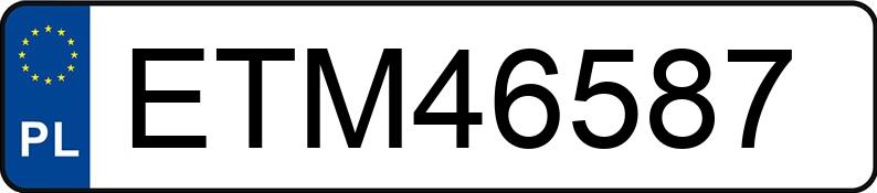 Numer rejestracyjny ETM 46587 posiada ALFA ROMEO 159 - ETM46587 Numer rejestracyjny ETM 46587 posiada ALFA ROMEO 159 - ETM46587