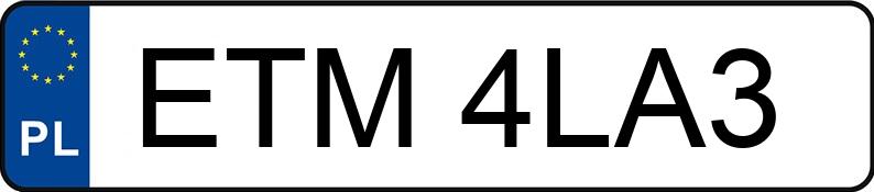 Numer rejestracyjny ETM 4LA3 posiada ROVER 45 - ETM4LA3 Numer rejestracyjny ETM 4LA3 posiada ROVER 45 - ETM4LA3