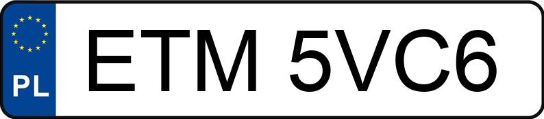 Numer rejestracyjny ETM 5VC6 posiada VOLKSWAGEN PASSAT - ETM5VC6 Numer rejestracyjny ETM 5VC6 posiada VOLKSWAGEN PASSAT - ETM5VC6