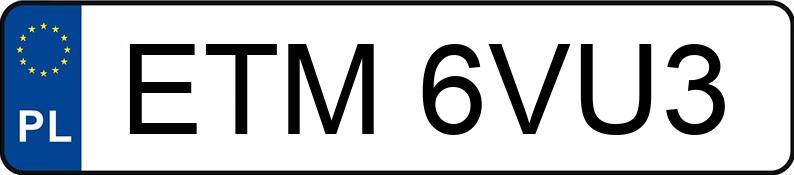 Numer rejestracyjny ETM 6VU3 posiada NISSAN MICRA - ETM6VU3 Numer rejestracyjny ETM 6VU3 posiada NISSAN MICRA - ETM6VU3
