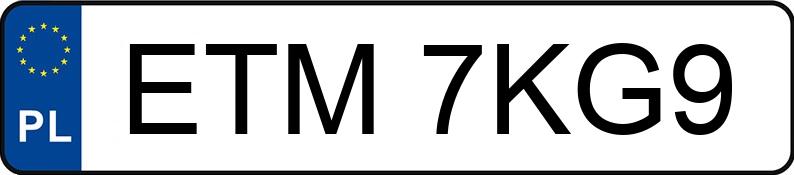 Numer rejestracyjny ETM 7KG9 posiada TOYOTA HILUX - ETM7KG9 Numer rejestracyjny ETM 7KG9 posiada TOYOTA HILUX - ETM7KG9