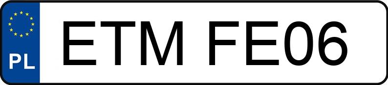 Numer rejestracyjny ETM FE06 posiada BMW 118D - ETMFE06 Numer rejestracyjny ETM FE06 posiada BMW 118D - ETMFE06