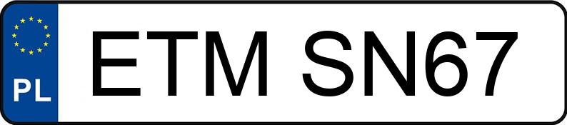 Numer rejestracyjny ETM SN67 posiada VOLKSWAGEN PASSAT - ETMSN67 Numer rejestracyjny ETM SN67 posiada VOLKSWAGEN PASSAT - ETMSN67