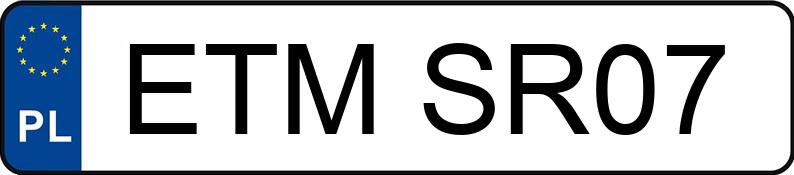 Numer rejestracyjny ETM SR07 posiada BMW 530 Diesel Kat. MR`95 E39 530 Diesel Kat. MR`95 E39 - ETMSR07 Numer rejestracyjny ETM SR07 posiada BMW 530 Diesel Kat. MR`95 E39 530 Diesel Kat. MR`95 E39 - ETMSR07