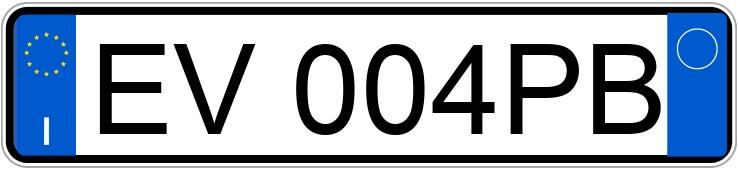 Numer rejestracyjny EV004PB posiada JEEP Compass 1a serie