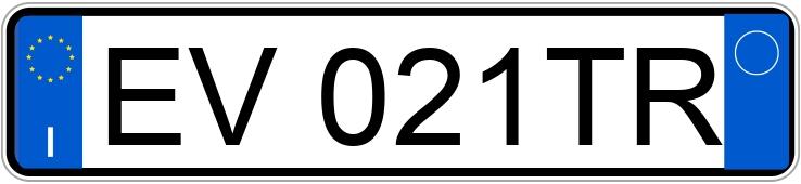 Numer rejestracyjny EV021TR posiada FIAT 500 Numer rejestracyjny EV021TR posiada FIAT 500
