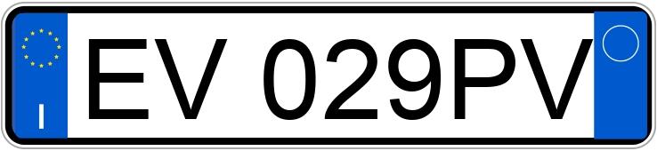 Numer rejestracyjny EV029PV posiada MERCEDES Classe B