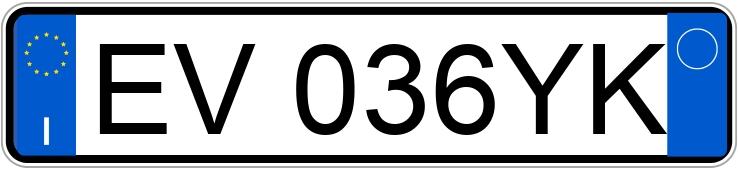 Numer rejestracyjny EV036YK posiada BMW X5 Numer rejestracyjny EV036YK posiada BMW X5