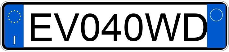 Numer rejestracyjny EV040WD posiada LANCIA Ypsilon 3a serie