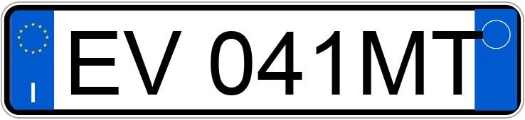 Numer rejestracyjny EV041MT posiada LANCIA Ypsilon 3a serie Numer rejestracyjny EV041MT posiada LANCIA Ypsilon 3a serie