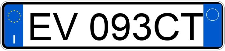 Numer rejestracyjny EV093CT posiada OPEL Adam