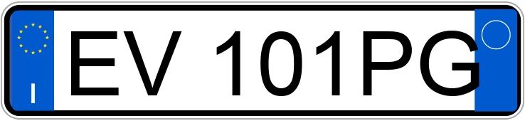 Numer rejestracyjny EV101PG posiada LAND ROVER RR Evoque 1a serie