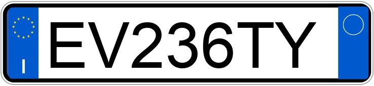 Numer rejestracyjny EV236TY posiada MERCEDES Classe A