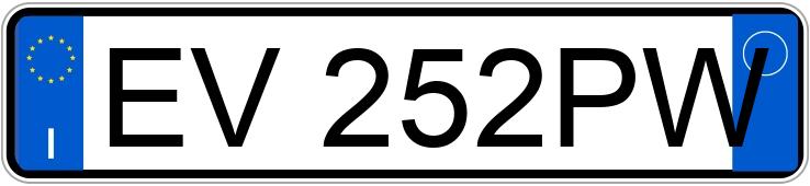 Numer rejestracyjny EV252PW posiada ALFA ROMEO Giulietta Numer rejestracyjny EV252PW posiada ALFA ROMEO Giulietta