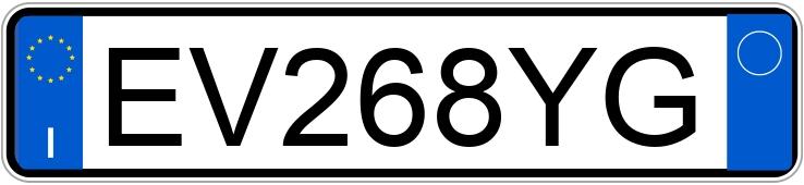 Numer rejestracyjny EV268YG posiada FIAT 500 Numer rejestracyjny EV268YG posiada FIAT 500