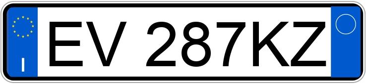 Numer rejestracyjny EV287KZ posiada VOLKSWAGEN Polo 5a serie