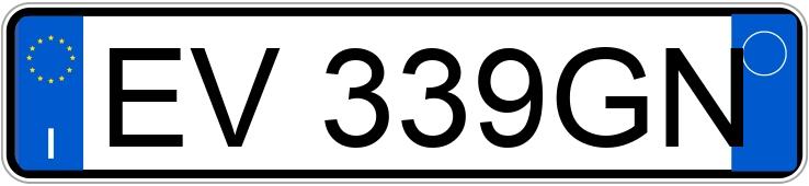Numer rejestracyjny EV339GN posiada RENAULT Megane 3a serie