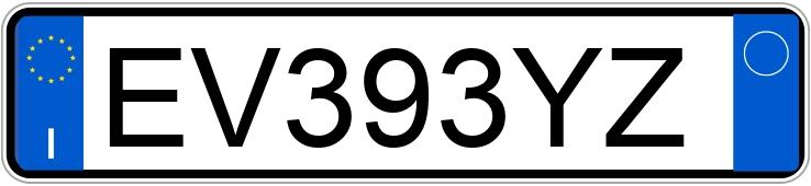 Numer rejestracyjny EV393YZ posiada FORD Fiesta 6a serie