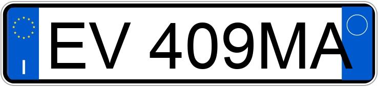 Numer rejestracyjny EV409MA posiada AUDI A3 3a serie Numer rejestracyjny EV409MA posiada AUDI A3 3a serie