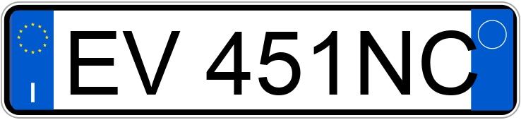 Numer rejestracyjny EV451NC posiada MINI Mini Countrym.