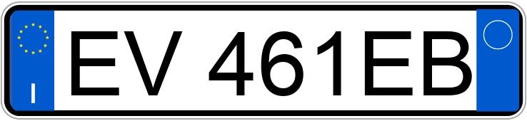Numer rejestracyjny EV461EB posiada AUDI A4 4a serie