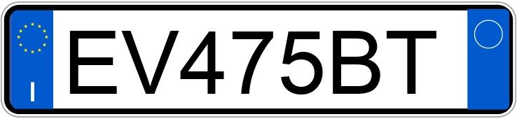 Numer rejestracyjny EV475BT posiada FORD Fiesta 6a serie