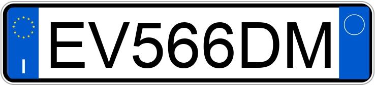 Numer rejestracyjny EV566DM posiada FIAT Punto 4a serie