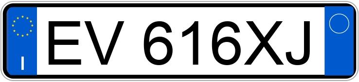 Numer rejestracyjny EV616XJ posiada CITROEN C3 2a serie